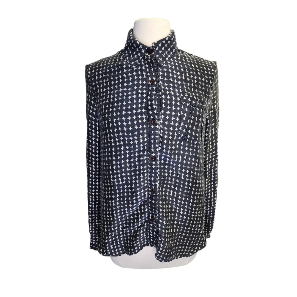Rebecca Minkoff Silk Blouse Size 10 *runs small*
